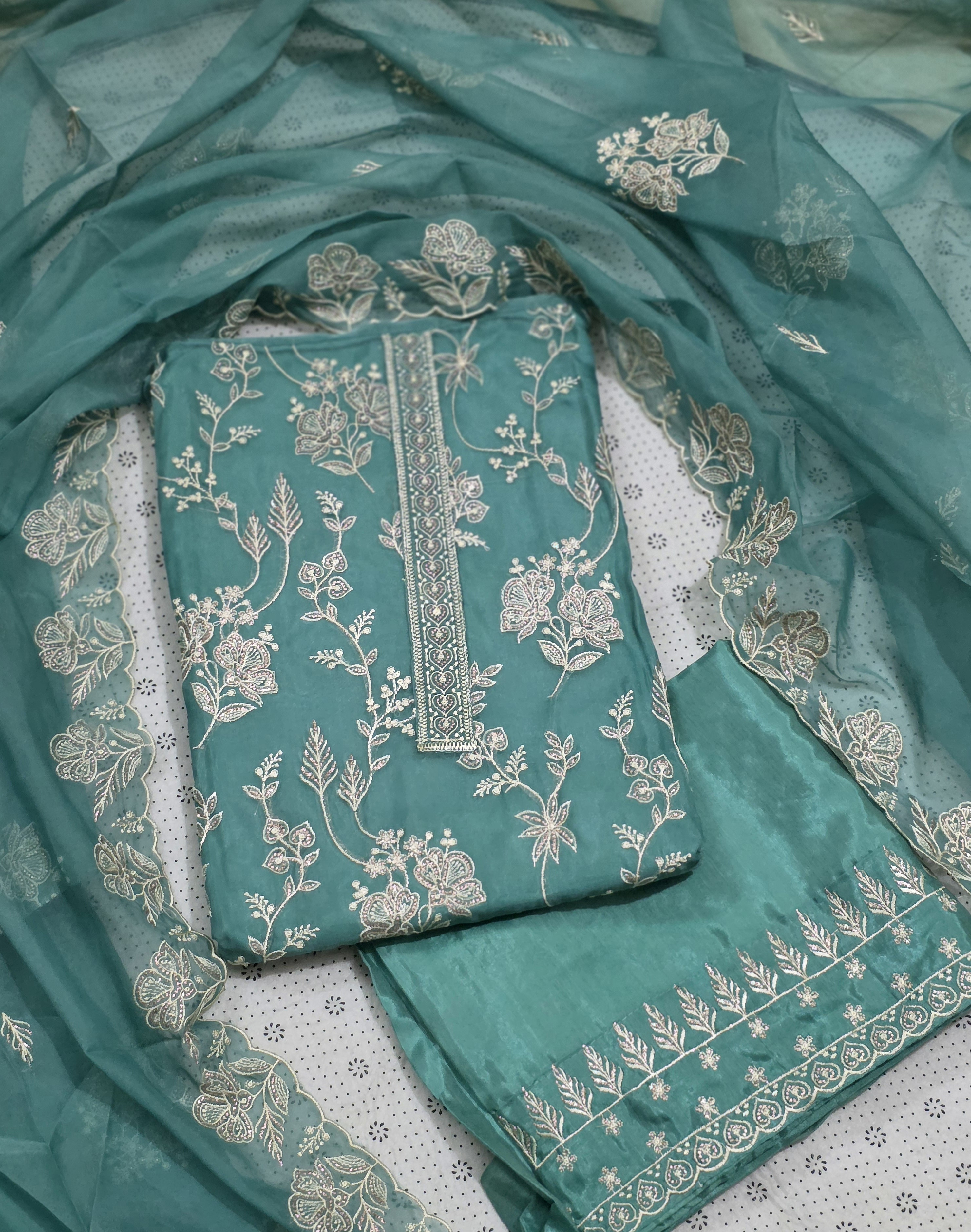 Organza Embroidered Inner Attach